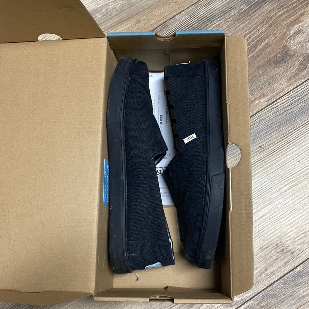 Toms Classic Heritage Canvas Black/Black 8